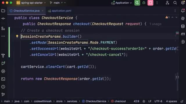 Spring Boot E-Commerce: Cart, Checkout & Stripe Integration